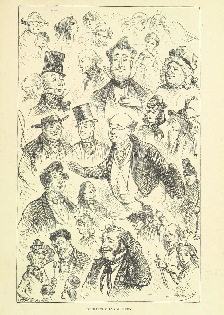 An illustration from About England with Dickens ... With ... illustrations, 1883, leaf 349