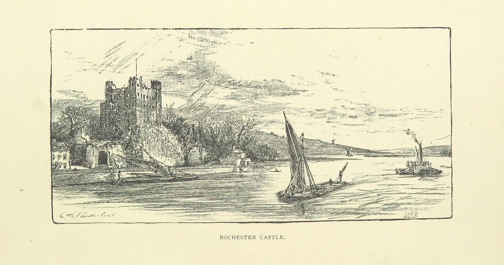 An illustration from About England with Dickens ... With ... illustrations, 1883, leaf 66