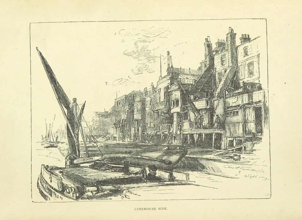 An illustration from About England with Dickens ... With ... illustrations, 1883, leaf 8