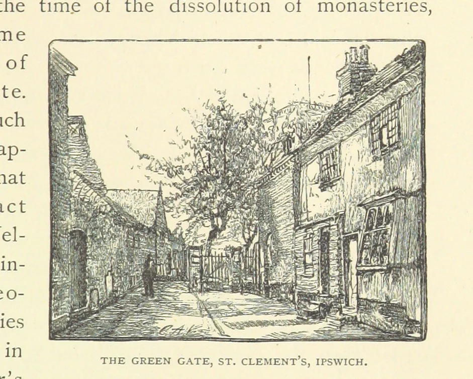 An illustration from About England with Dickens ... With ... illustrations, 1883, leaf 99