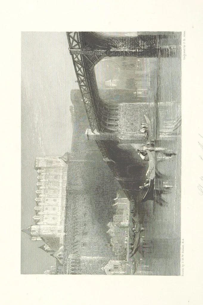 An illustration from Liber Fluviorum; or, River Scenery of France. Depicted in sixty-one line engravings from drawings by J. M. W. Turner ... With descriptive letter-press by Leitch Ritchie; and a biographical sketch by Alaric A. Watts, 1857, leaf 102