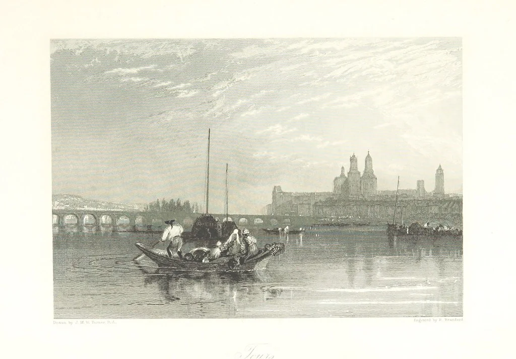 An illustration from Liber Fluviorum; or, River Scenery of France. Depicted in sixty-one line engravings from drawings by J. M. W. Turner ... With descriptive letter-press by Leitch Ritchie; and a biographical sketch by Alaric A. Watts, 1857, leaf 111