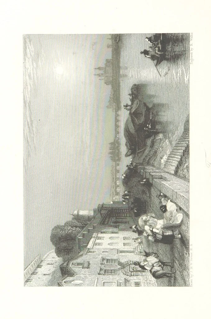 An illustration from Liber Fluviorum; or, River Scenery of France. Depicted in sixty-one line engravings from drawings by J. M. W. Turner ... With descriptive letter-press by Leitch Ritchie; and a biographical sketch by Alaric A. Watts, 1857, leaf 130