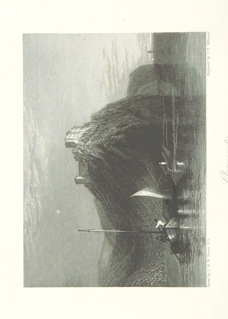 An illustration from Liber Fluviorum; or, River Scenery of France. Depicted in sixty-one line engravings from drawings by J. M. W. Turner ... With descriptive letter-press by Leitch Ritchie; and a biographical sketch by Alaric A. Watts, 1857, leaf 190