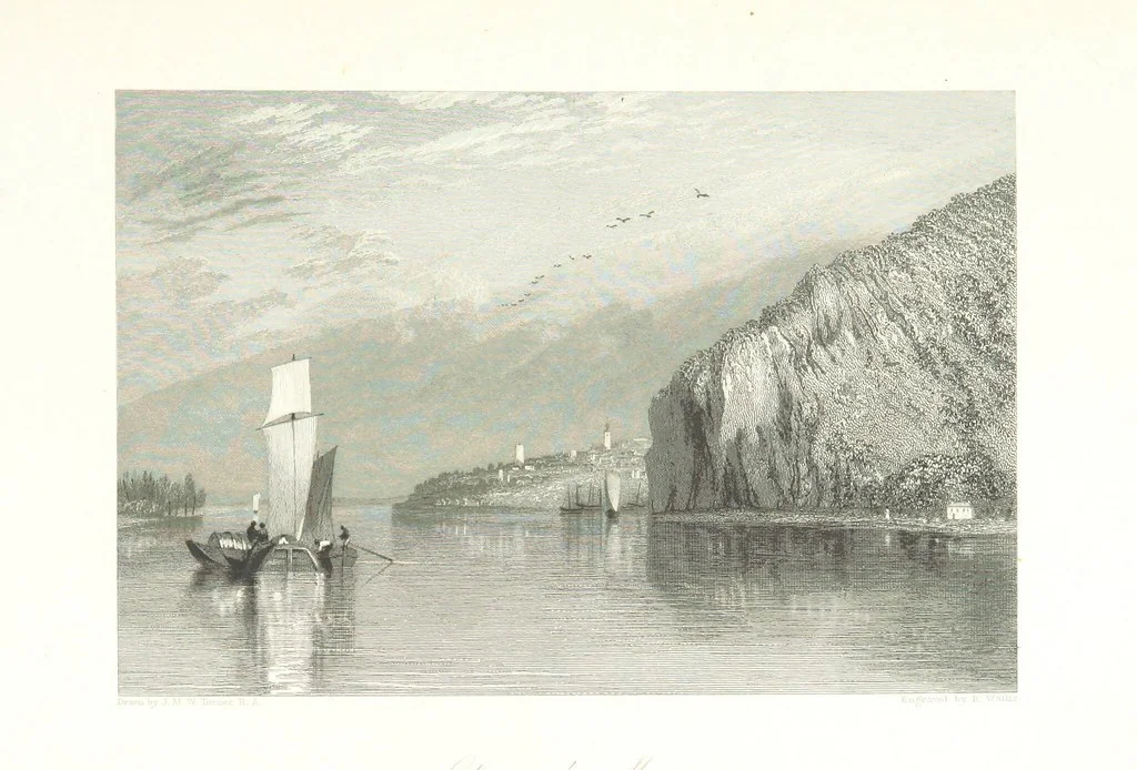An illustration from Liber Fluviorum; or, River Scenery of France. Depicted in sixty-one line engravings from drawings by J. M. W. Turner ... With descriptive letter-press by Leitch Ritchie; and a biographical sketch by Alaric A. Watts, 1857, leaf 197