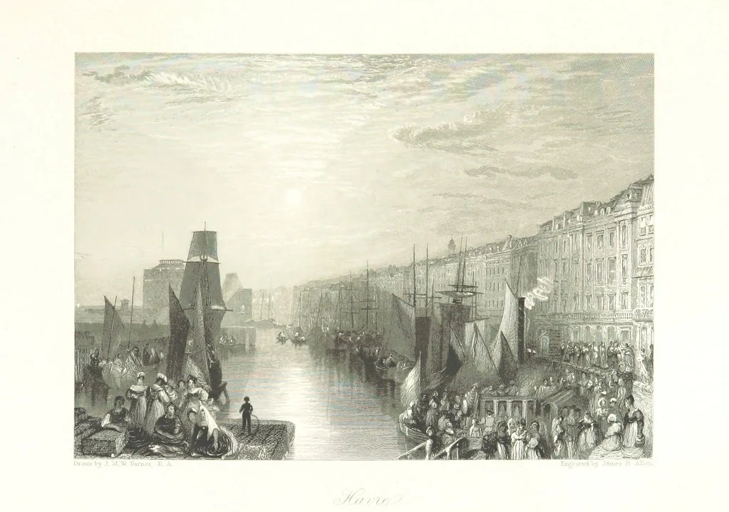 An illustration from Liber Fluviorum; or, River Scenery of France. Depicted in sixty-one line engravings from drawings by J. M. W. Turner ... With descriptive letter-press by Leitch Ritchie; and a biographical sketch by Alaric A. Watts, 1857, leaf 249