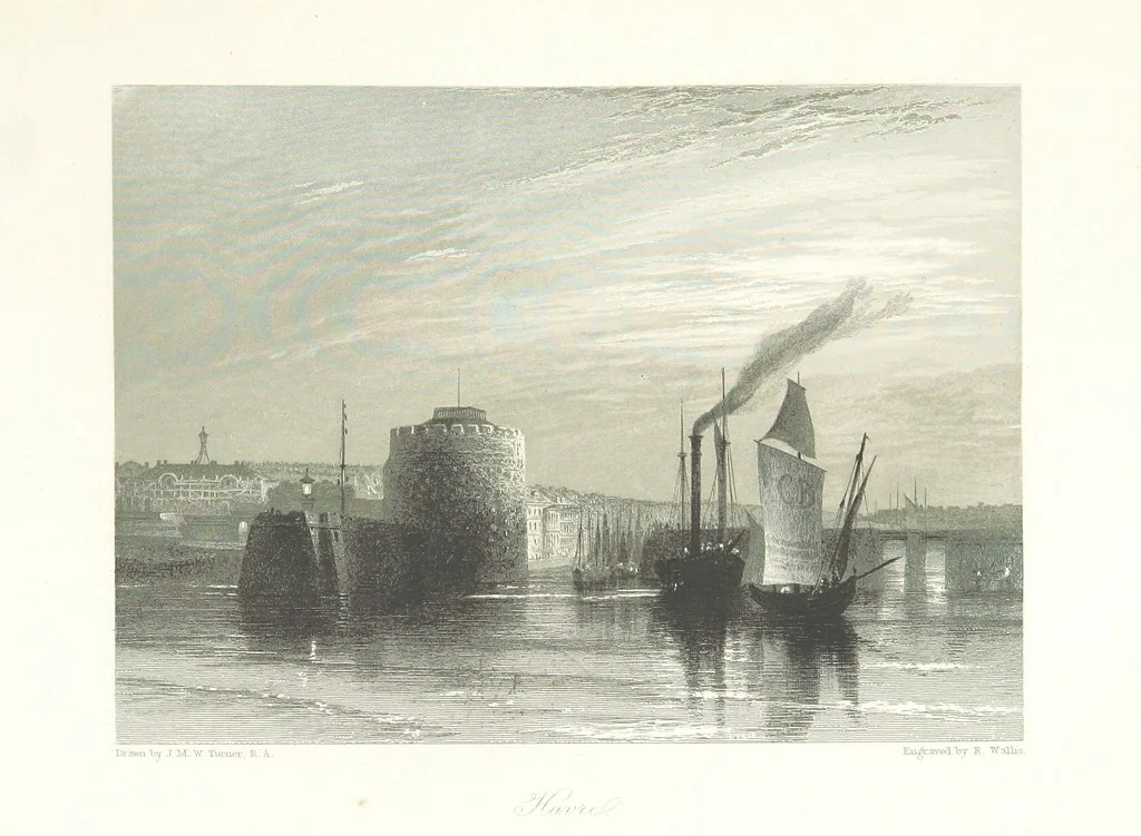 An illustration from Liber Fluviorum; or, River Scenery of France. Depicted in sixty-one line engravings from drawings by J. M. W. Turner ... With descriptive letter-press by Leitch Ritchie; and a biographical sketch by Alaric A. Watts, 1857, leaf 255