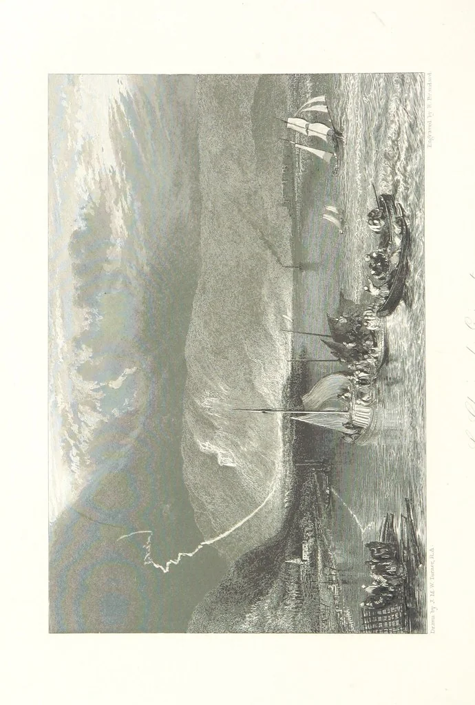 An illustration from Liber Fluviorum; or, River Scenery of France. Depicted in sixty-one line engravings from drawings by J. M. W. Turner ... With descriptive letter-press by Leitch Ritchie; and a biographical sketch by Alaric A. Watts, 1857, leaf 330