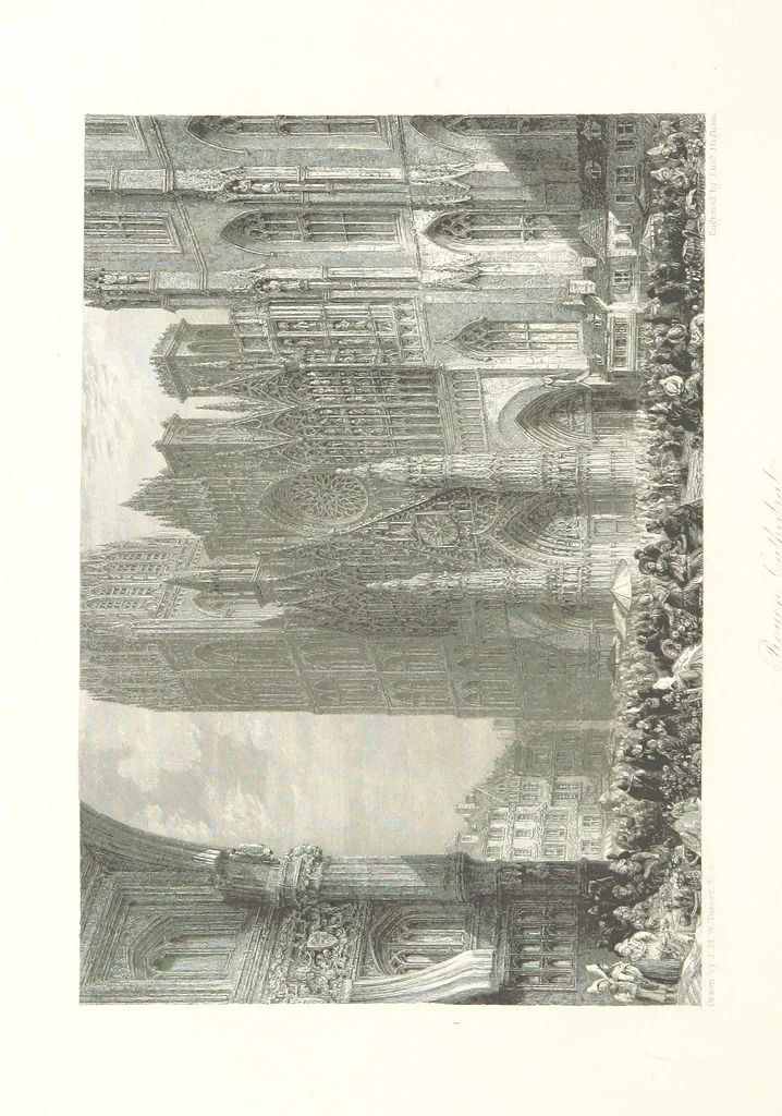An illustration from Liber Fluviorum; or, River Scenery of France. Depicted in sixty-one line engravings from drawings by J. M. W. Turner ... With descriptive letter-press by Leitch Ritchie; and a biographical sketch by Alaric A. Watts, 1857, leaf 360