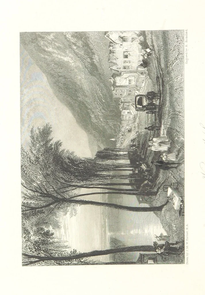 An illustration from Liber Fluviorum; or, River Scenery of France. Depicted in sixty-one line engravings from drawings by J. M. W. Turner ... With descriptive letter-press by Leitch Ritchie; and a biographical sketch by Alaric A. Watts, 1857, leaf 476