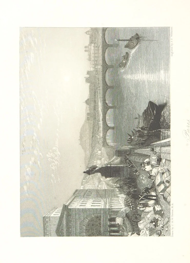 An illustration from Liber Fluviorum; or, River Scenery of France. Depicted in sixty-one line engravings from drawings by J. M. W. Turner ... With descriptive letter-press by Leitch Ritchie; and a biographical sketch by Alaric A. Watts, 1857, leaf 556