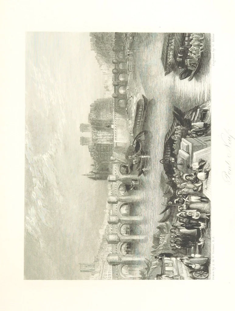 An illustration from Liber Fluviorum; or, River Scenery of France. Depicted in sixty-one line engravings from drawings by J. M. W. Turner ... With descriptive letter-press by Leitch Ritchie; and a biographical sketch by Alaric A. Watts, 1857, leaf 565