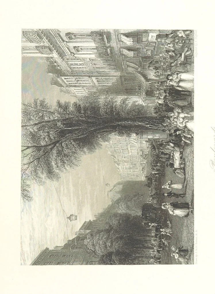 An illustration from Liber Fluviorum; or, River Scenery of France. Depicted in sixty-one line engravings from drawings by J. M. W. Turner ... With descriptive letter-press by Leitch Ritchie; and a biographical sketch by Alaric A. Watts, 1857, leaf 603