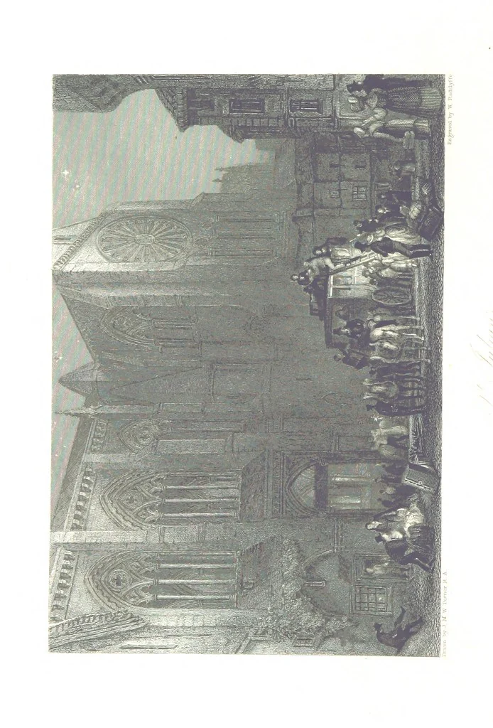 An illustration from Turner's Rivers of France, with an introduction by John Ruskin. A series of ... steel engravings, ... described by L. Ritchie. With a biography of the artists by A. A. Watts, 1887, leaf 112