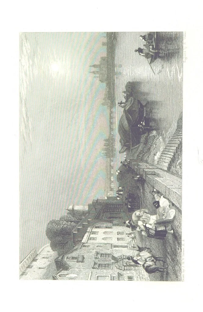 An illustration from Turner's Rivers of France, with an introduction by John Ruskin. A series of ... steel engravings, ... described by L. Ritchie. With a biography of the artists by A. A. Watts, 1887, leaf 124