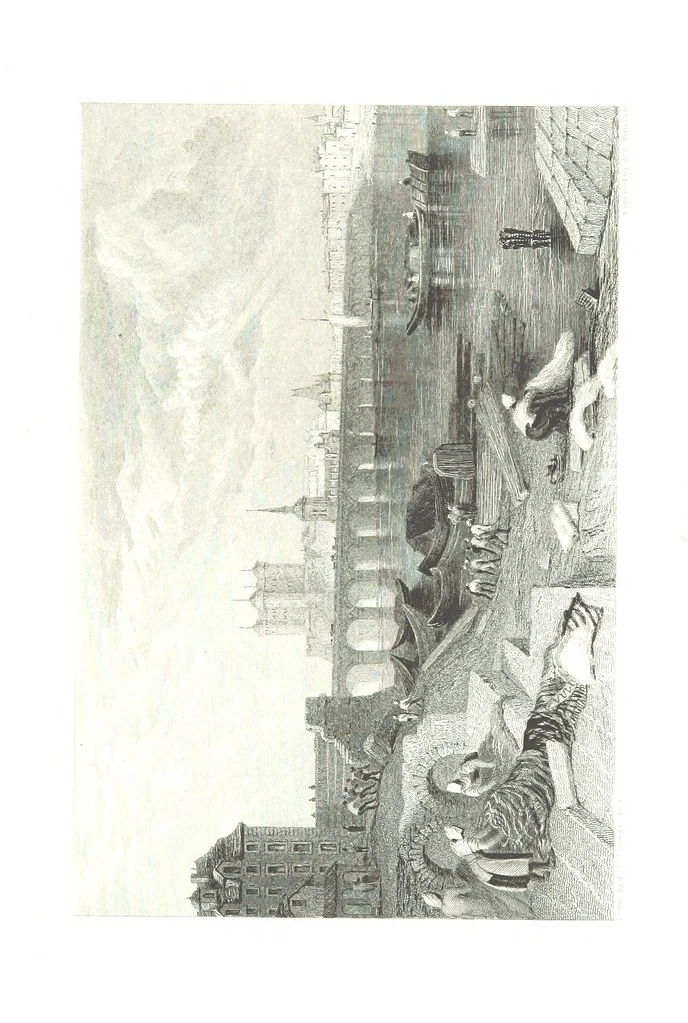 An illustration from Turner's Rivers of France, with an introduction by John Ruskin. A series of ... steel engravings, ... described by L. Ritchie. With a biography of the artists by A. A. Watts, 1887, leaf 137