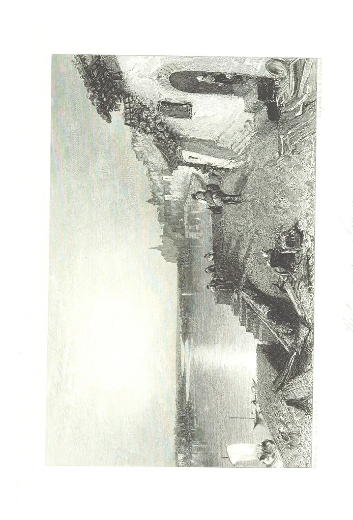 An illustration from Turner's Rivers of France, with an introduction by John Ruskin. A series of ... steel engravings, ... described by L. Ritchie. With a biography of the artists by A. A. Watts, 1887, leaf 141