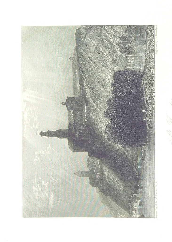 An illustration from Turner's Rivers of France, with an introduction by John Ruskin. A series of ... steel engravings, ... described by L. Ritchie. With a biography of the artists by A. A. Watts, 1887, leaf 152
