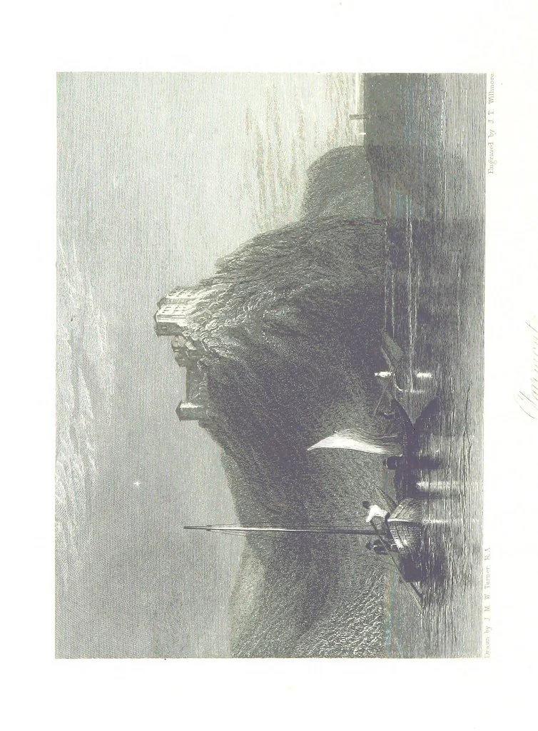 An illustration from Turner's Rivers of France, with an introduction by John Ruskin. A series of ... steel engravings, ... described by L. Ritchie. With a biography of the artists by A. A. Watts, 1887, leaf 166