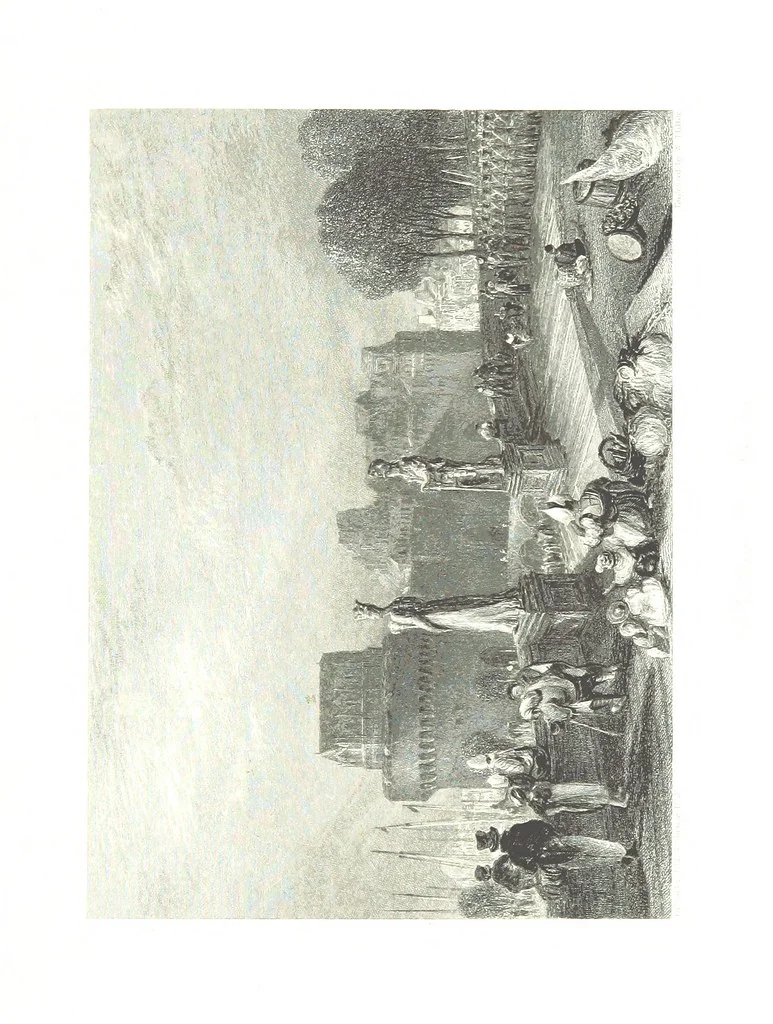 An illustration from Turner's Rivers of France, with an introduction by John Ruskin. A series of ... steel engravings, ... described by L. Ritchie. With a biography of the artists by A. A. Watts, 1887, leaf 173