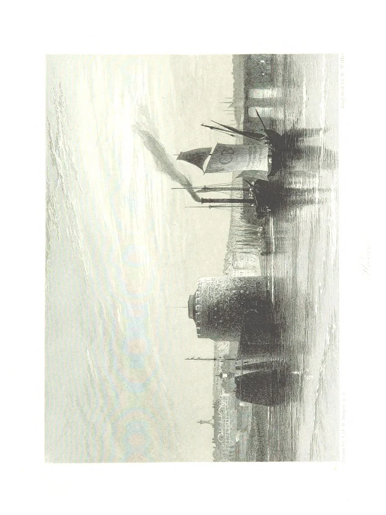 An illustration from Turner's Rivers of France, with an introduction by John Ruskin. A series of ... steel engravings, ... described by L. Ritchie. With a biography of the artists by A. A. Watts, 1887, leaf 215