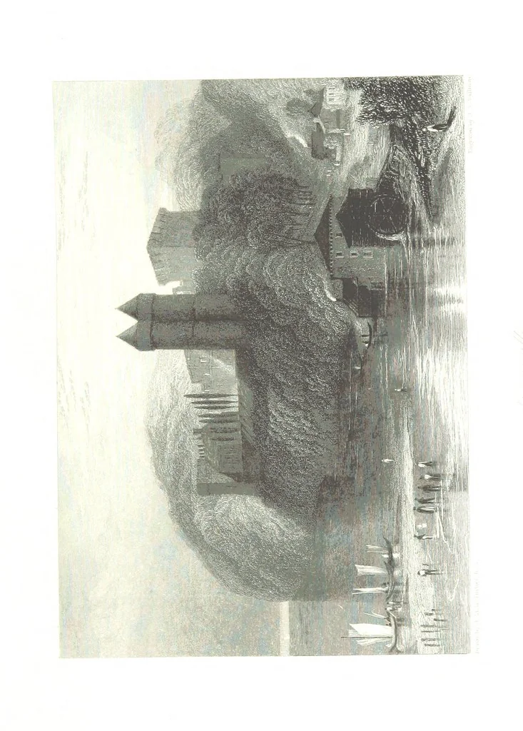 An illustration from Turner's Rivers of France, with an introduction by John Ruskin. A series of ... steel engravings, ... described by L. Ritchie. With a biography of the artists by A. A. Watts, 1887, leaf 235