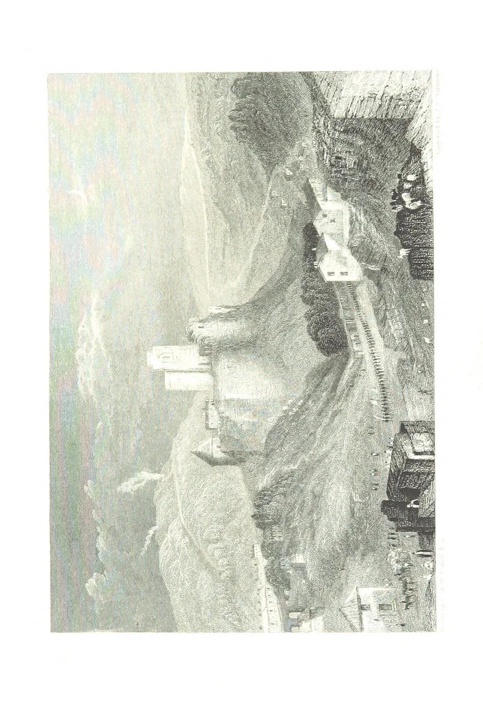 An illustration from Turner's Rivers of France, with an introduction by John Ruskin. A series of ... steel engravings, ... described by L. Ritchie. With a biography of the artists by A. A. Watts, 1887, leaf 245