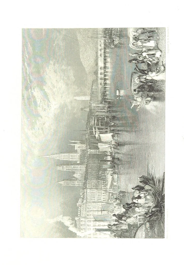 An illustration from Turner's Rivers of France, with an introduction by John Ruskin. A series of ... steel engravings, ... described by L. Ritchie. With a biography of the artists by A. A. Watts, 1887, leaf 287