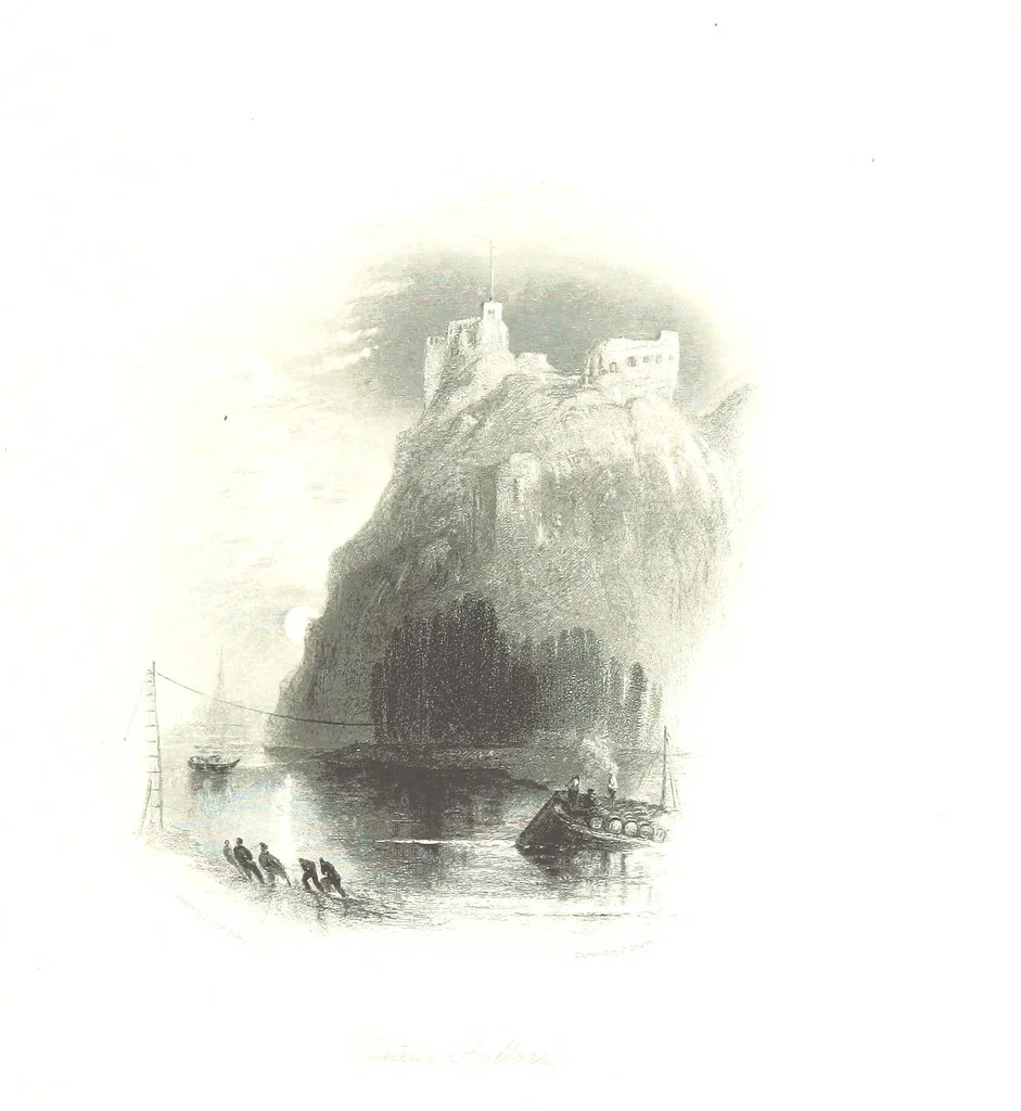 An illustration from Turner's Rivers of France, with an introduction by John Ruskin. A series of ... steel engravings, ... described by L. Ritchie. With a biography of the artists by A. A. Watts, 1887, leaf 377