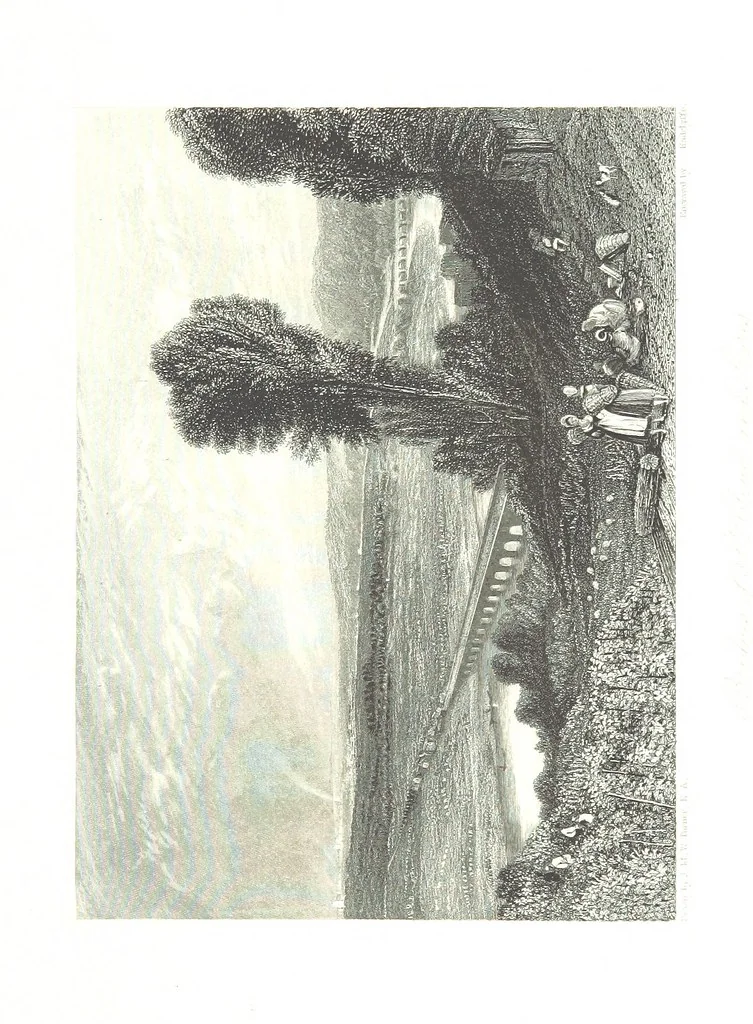 An illustration from Turner's Rivers of France, with an introduction by John Ruskin. A series of ... steel engravings, ... described by L. Ritchie. With a biography of the artists by A. A. Watts, 1887, leaf 457