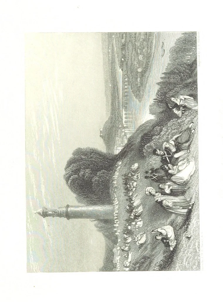 An illustration from Turner's Rivers of France, with an introduction by John Ruskin. A series of ... steel engravings, ... described by L. Ritchie. With a biography of the artists by A. A. Watts, 1887, leaf 461
