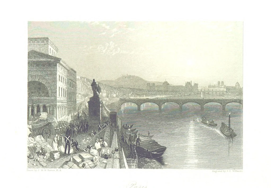 An illustration from Turner's Rivers of France, with an introduction by John Ruskin. A series of ... steel engravings, ... described by L. Ritchie. With a biography of the artists by A. A. Watts, 1887, leaf 470
