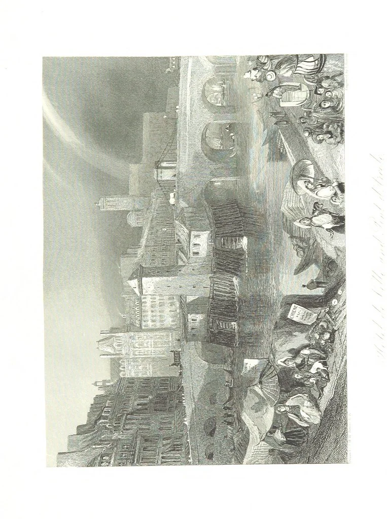 An illustration from Turner's Rivers of France, with an introduction by John Ruskin. A series of ... steel engravings, ... described by L. Ritchie. With a biography of the artists by A. A. Watts, 1887, leaf 485