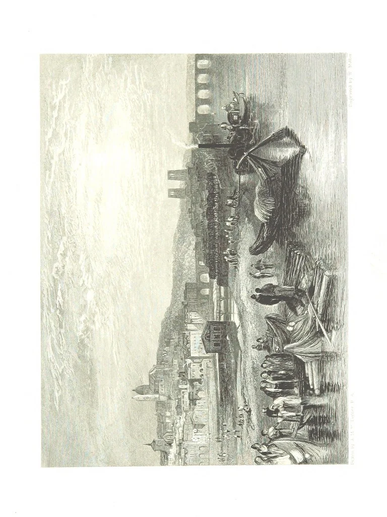 An illustration from Turner's Rivers of France, with an introduction by John Ruskin. A series of ... steel engravings, ... described by L. Ritchie. With a biography of the artists by A. A. Watts, 1887, leaf 521