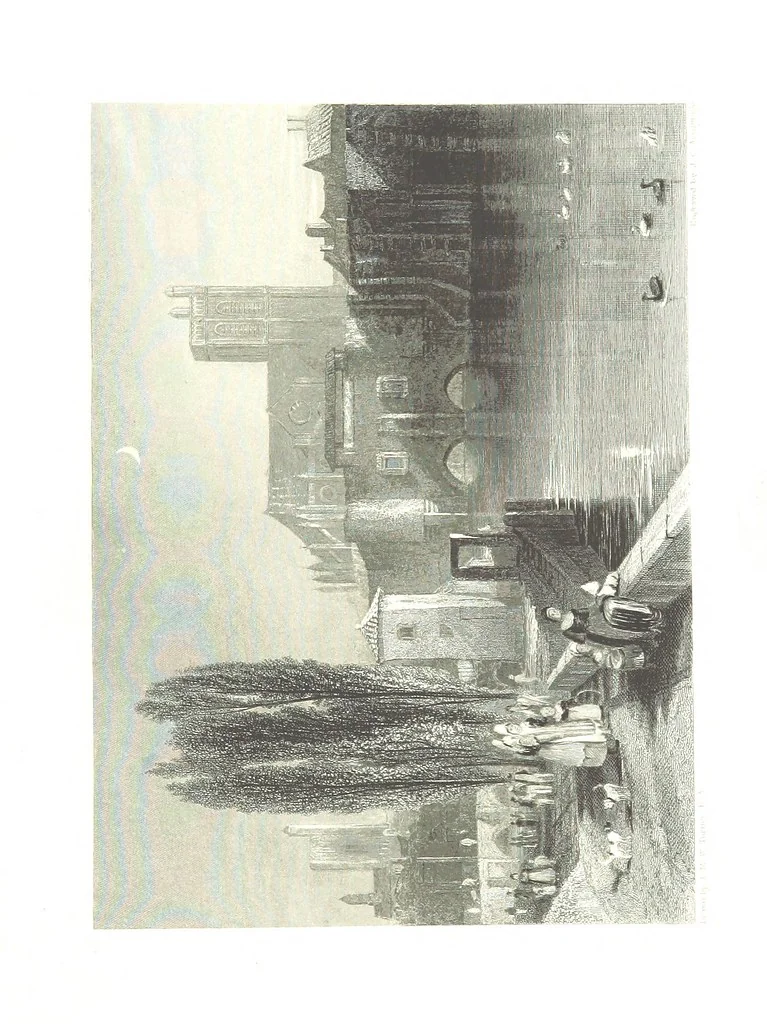 An illustration from Turner's Rivers of France, with an introduction by John Ruskin. A series of ... steel engravings, ... described by L. Ritchie. With a biography of the artists by A. A. Watts, 1887, leaf 531