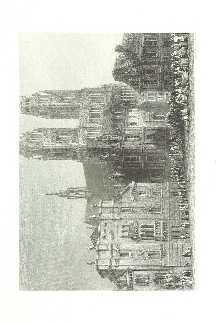 An illustration from Turner's Rivers of France, with an introduction by John Ruskin. A series of ... steel engravings, ... described by L. Ritchie. With a biography of the artists by A. A. Watts, 1887, leaf 81