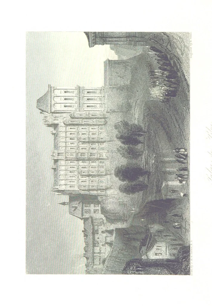 An illustration from Turner's Rivers of France, with an introduction by John Ruskin. A series of ... steel engravings, ... described by L. Ritchie. With a biography of the artists by A. A. Watts, 1887, leaf 92