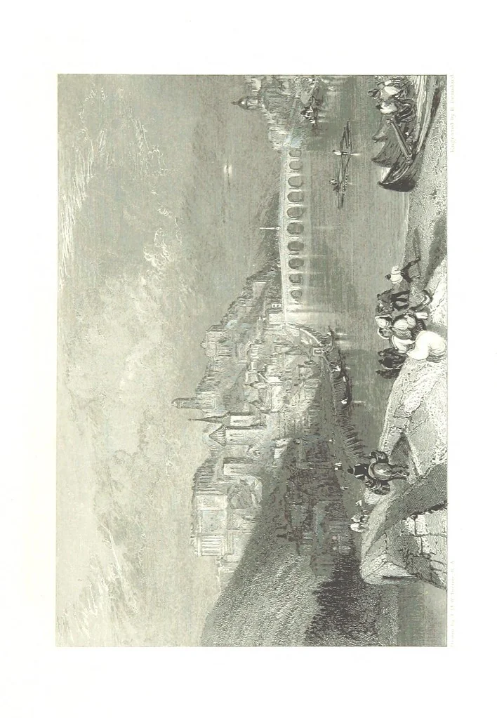 An illustration from Turner's Rivers of France, with an introduction by John Ruskin. A series of ... steel engravings, ... described by L. Ritchie. With a biography of the artists by A. A. Watts, 1887, leaf 95