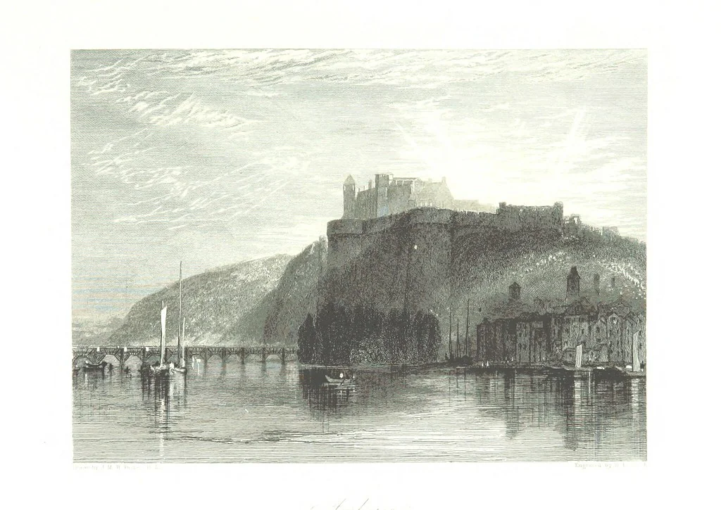 An illustration from Turner's Rivers of France, with an introduction by John Ruskin. A series of ... steel engravings, ... described by L. Ritchie. With a biography of the artists by A. A. Watts, 1887, leaf 99