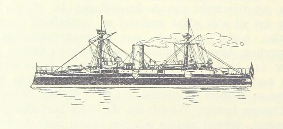 An illustration from Eene halve Eeuw, 1848-1898. Nederland onder de regeering van Koning Willem den Derde en het Regentschap van Koningin Emma door Nederlanders beschreven onder redactie van Dr P. H. Ritter. 3e ... uitgave, etc, 1898, leaf 184