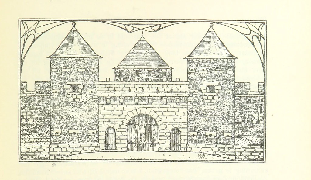 An illustration from Eene halve Eeuw, 1848-1898. Nederland onder de regeering van Koning Willem den Derde en het Regentschap van Koningin Emma door Nederlanders beschreven onder redactie van Dr P. H. Ritter. 3e ... uitgave, etc, 1898, leaf 185