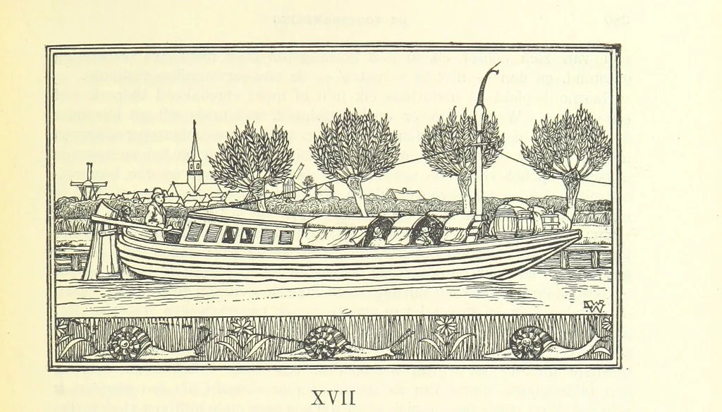 An illustration from Eene halve Eeuw, 1848-1898. Nederland onder de regeering van Koning Willem den Derde en het Regentschap van Koningin Emma door Nederlanders beschreven onder redactie van Dr P. H. Ritter. 3e ... uitgave, etc, 1898, leaf 399