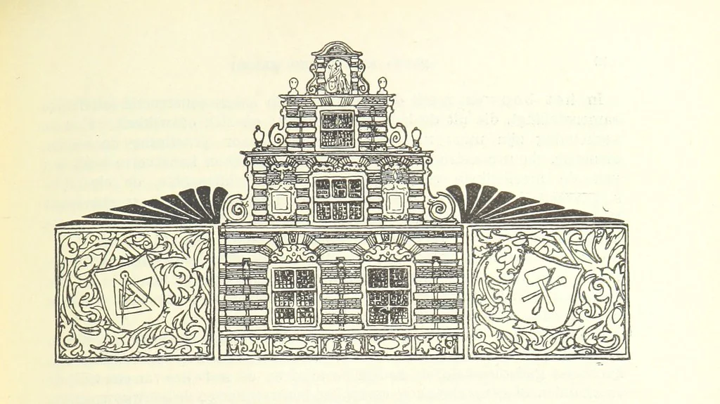 An illustration from Eene halve Eeuw, 1848-1898. Nederland onder de regeering van Koning Willem den Derde en het Regentschap van Koningin Emma door Nederlanders beschreven onder redactie van Dr P. H. Ritter. 3e ... uitgave, etc, 1898, leaf 611