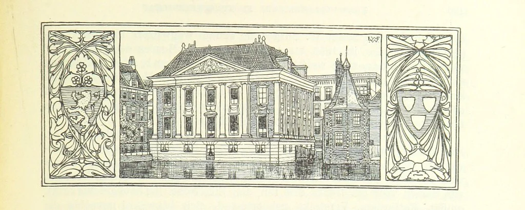An illustration from Eene halve Eeuw, 1848-1898. Nederland onder de regeering van Koning Willem den Derde en het Regentschap van Koningin Emma door Nederlanders beschreven onder redactie van Dr P. H. Ritter. 3e ... uitgave, etc, 1898, leaf 691