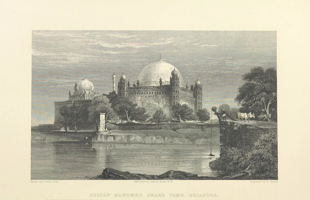 An illustration from Hindostan; its landscapes, palaces, temples, tombs; the shores of the Red Sea; and the ... scenery of the Himalaya Mountains, illustrated in a series of views. With descriptions by E. Roberts, 1850, leaf 124