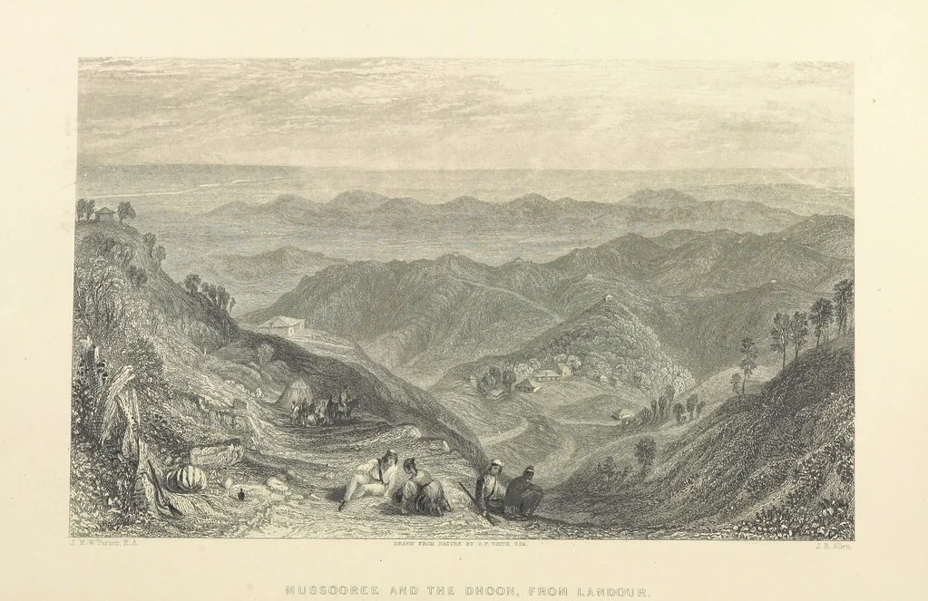 An illustration from Hindostan; its landscapes, palaces, temples, tombs; the shores of the Red Sea; and the ... scenery of the Himalaya Mountains, illustrated in a series of views. With descriptions by E. Roberts, 1850, leaf 132