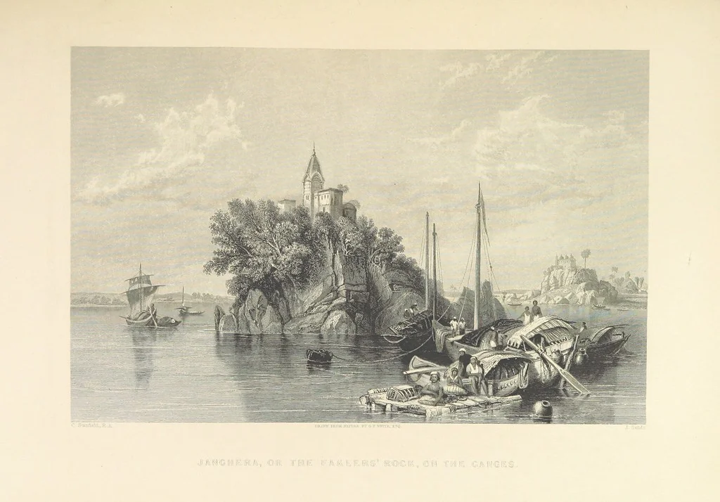 An illustration from Hindostan; its landscapes, palaces, temples, tombs; the shores of the Red Sea; and the ... scenery of the Himalaya Mountains, illustrated in a series of views. With descriptions by E. Roberts, 1850, leaf 147