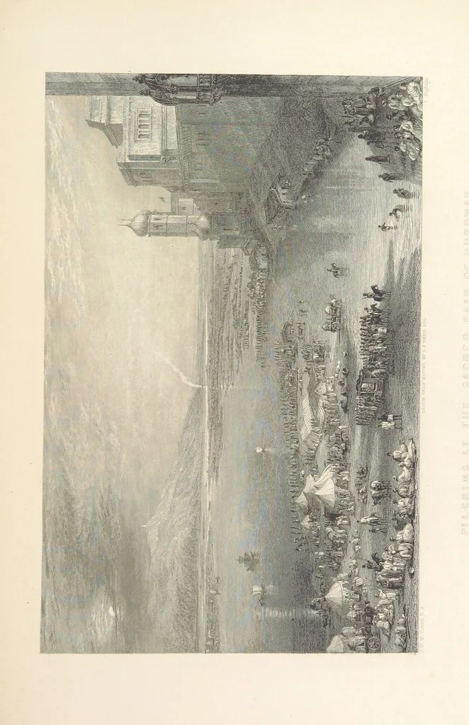 An illustration from Hindostan; its landscapes, palaces, temples, tombs; the shores of the Red Sea; and the ... scenery of the Himalaya Mountains, illustrated in a series of views. With descriptions by E. Roberts, 1850, leaf 157