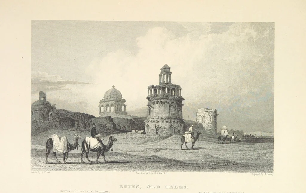 An illustration from Hindostan; its landscapes, palaces, temples, tombs; the shores of the Red Sea; and the ... scenery of the Himalaya Mountains, illustrated in a series of views. With descriptions by E. Roberts, 1850, leaf 161