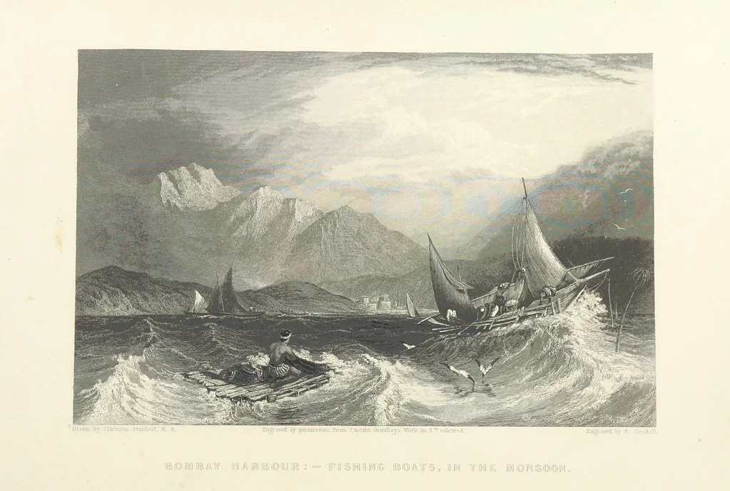 An illustration from Hindostan; its landscapes, palaces, temples, tombs; the shores of the Red Sea; and the ... scenery of the Himalaya Mountains, illustrated in a series of views. With descriptions by E. Roberts, 1850, leaf 190